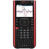 Texas Instruments TI-Nspire CX II-T CAS Graphikrechner (800 Funktionen, farbige Darstellung, 3D Anzeige) Schwarz Rot