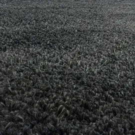 Ayyildiz Teppiche Fluffy 3500 Hochflorteppich Ø 80 cm grau