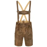 Nübler Trachtenlederhose Lederhose kurz Bertl in Braun von Nübler braun 48
