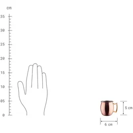 BUTLERS Mini-Becher Cocktailglas 0,06 l 4 St.