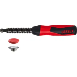 Bessey 2-Komponenten-Kunststoffgriff inkl. wechselbarer Druckplatte (TG / GZ / GMZ, Ausladung 80 mm)