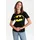 LOGOSHIRT T-Shirt LOGOSHIRT "DC Comics - Batman Logo", Damen, Gr. XXL, schwarz, 100% Baumwolle, bedruckt, normal, Rundhals, Shirts T-Shirt, mit lizenziertem Print