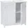 Mendler Waschbeckenunterschrank HWC-A85, Badschrank 60x60x30cm ~ weiß