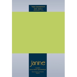 JANINE Topper-Spannbetttuch 5001 Jersey 140 x 200 - 160 x 220 cm apfelgrün