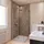 Breuer Duschrückwand grau/beige