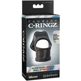 FANTASY C-RINGZ Pipedream Fantasy C-Ringz Rock Hard Ring & Ball Stretcher, schwarz