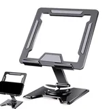 Tablet-Ständer, hohl, aus Metall, Tablet-Halterung, drehbarer Tablet-Ständer, Desktop-Tablet-Dock-Halterung, Tablet-Halterung, stabil für Konferenzräume, Büros