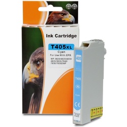 D&C »Kompatibel Epson 405XL, C13T05H24010, T05H2 Cyan« Tintenpatrone (für Epson WorkForce WF-7840 DTWF, Epson WorkForce WF-7835 DTWF, Epson WorkForce WF-7830 DTWF, Epson WorkForce Pro WF-4830 DTWF, Epson WorkForce Pro WF-4825 DWF, Epson WorkForce Pro WF-4820 DWF, Epson WorkForce Pro WF-3825 DWF, Epson WorkForce Pro WF-3820 DWF, Epson WorkForce EC-C 7000, Epson WorkForce Pro WF-3800 Series, Epson WorkForce Pro WF-3830 DWTF, Epson WorkForce Pro WF-4800 Series, Epson WorkForce Pro WF-7800 Series, Epson WorkForce Pro WF-7830 DTWf, Epson WorkForce Pro WF-7835 DTWf, Epson WorkForce Pro WF-7840 DTWf)