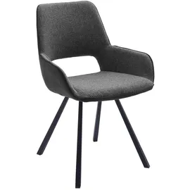 MCA Furniture Polsterstuhl Parana Feingewebe Anthrazit