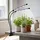 GLOBO LED-Klemmstrahler mattschwarz transparent Metall, Kunststoff B/H/T: ca. 45x47x41 cm 1 Brennstellen - Mattschwarz, Transparent