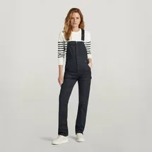 G-Star für Damen. D24264-C105-6484 Schwarze schmale Latzhose M