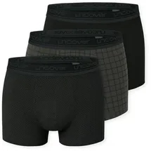 SCHIESSER Retro Short/Pant schwarz L 3er Pack
