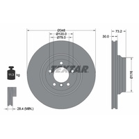 Textar Bremsscheibe 92155305