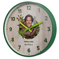 Bresser Freek Vonk Kinder-Wanduhr 25,0 cm 12248 grün