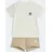 adidas Originals Trainingsanzug TEE SET (2-tlg), für Babys, 2-teilig, aus Baumwolle beige 98 EU