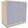 FM Büromöbel Rollladenschrank Stahl 80,0 x 44,2 x 78,1 cm braun