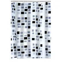 RIDDER Duschvorhang Stones 180 x 200 cm schwarz, grau