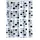 RIDDER Duschvorhang Stones 180 x 200 cm schwarz, grau