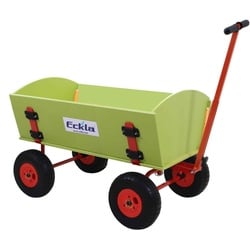 Eckla Ecklatrack Trailer long Bollerwagen mit Luftrad Kunststoff