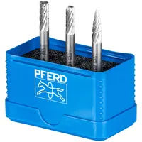 pferd tools Frässtift Set 3-tlg. Ø 6 mm