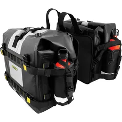 Nelson Rigg Hurricane 2x25L, Satteltaschen wasserdicht - Schwarz/Hellgrau