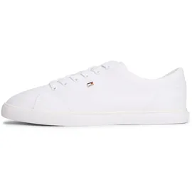 Tommy Hilfiger TH LOW PROFILE VULC CANVAS Damen Weiß 35