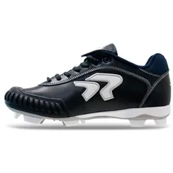 Baseball-Schuhe - Damen - Synthetische Stollen - Nasenschutz (Dunkelblau) dunkelblau 35