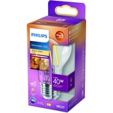 Philips LED Classic 3.4W/920-927 (40W) Clear Dimmable E27