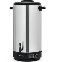 Klarstein Einkochautomat mit Hahn, 60L Glühweinkocher, Edelstahl-Glühweinkocher mit Zapfhahn, Großer Heißwasserspender, 2500W Einkochautomat für Getränke & Speisen, Elektrischer Einkochtopf