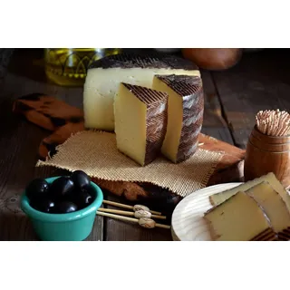 Hymor QUESO MANCHEGO Käse spanischer Schafs-Hartkäse 200g semi-curado D.O. PDO