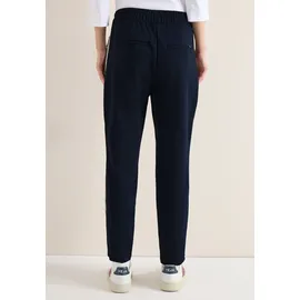 Cecil Style Tracey Comfort Fit Stoffhose Blau S 38
