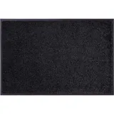 HANSE HOME Fußmatte »Wash & Clean«, rechteckig, 7 mm Höhe, Schmutzfangmatte, Türmatte, In- und Outdoor, Teppich, Läufer, Waschbar & Wetterfest rutschfest für Eingangsbereich & Außenbereich – schwarz