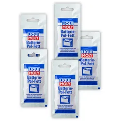 5x 10g LIQUI MOLY 3139 Batterie-Pol-Fett Spezial Fett Anti Korrosion