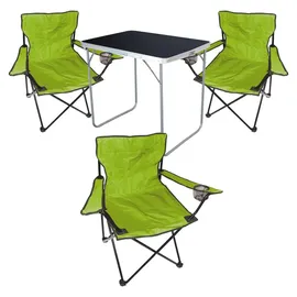 Mojawo Camping Set 4tlg Grün