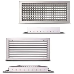 Lenklamellengitter CasaFan ALG-D und ALG-O Aluminium