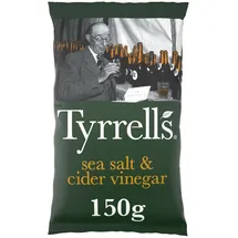 Tyrrells Meersalz & Apfelessig Sharing Chips 150g