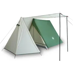 vidaXL Campingzelt 3 Personen Grün Wasserfest