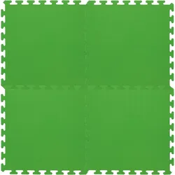 Jamara Puzzle Puzzlematten 50 x 50 cm, grün, 4 Puzzleteile grün