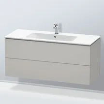 Duravit Waschtischunterschrank 2 Auszüge 122 x 55 x 48,1 cm Grau Matt