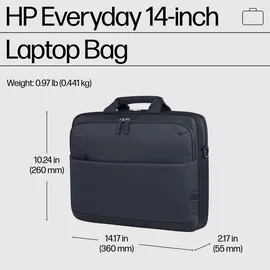 HP Everyday Laptop-Tasche (14 Zoll) Grau A08KJAA