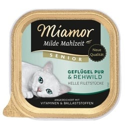 Miamor Milde Mahlzeit Senior Geflügel & Rehwild 16x100 g