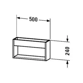 Duravit Ketho Wandregal KT253707575