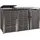 MCW Mülltonnenverkleidung K14 200 x 120 x 85 cm grau