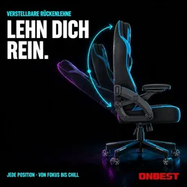 onbest Gaming Stuhl Blau