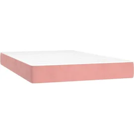 vidaXL Boxspringbett 120 x 200 cm Rosa