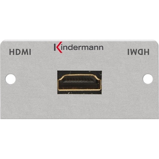 Kindermann 7444000542 HDMI Ethernet mit Kabelpeitsche 50x50mm