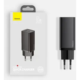 Baseus GaN2 Lite USB+C 65W EU Black