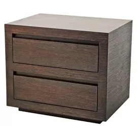 Casa Padrino Luxus Mahagoni Schrank mit 2 Schubladen 62 x 45 x H. 53 cm - Luxus Kollektion