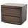 Casa Padrino Luxus Mahagoni Schrank mit 2 Schubladen 62 x 45 x H. 53 cm - Luxus Kollektion