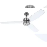 CasaFan Night Flight BN-TR 132 cm Deckenventilator silber/buche